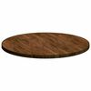 vidaXL Plateau de table Marron fonc&eacute; &Oslash; 80 x 2,5 cm