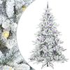 vidaXL Sapin de No&euml;l Artificiel &agrave; Branches Articul&eacute;es Blanc 240 cm