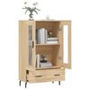 vidaXL Buffet haut ch&ecirc;ne sonoma 69,5x31x115 cm bois d'ing&eacute;nierie