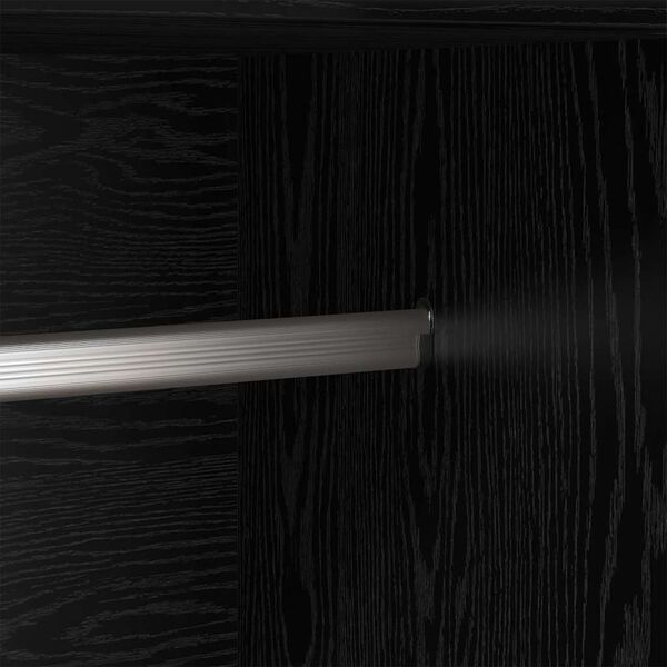 vidaXL Armoire Chêne noir 82,5 x 51,5 x 180 cm Bois d'ingénierie