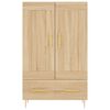 vidaXL Buffet haut ch&ecirc;ne sonoma 69,5x31x115 cm bois d'ing&eacute;nierie