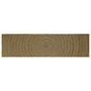 vidaXL Tapis de zone Noir 80 x 300 cm Jute