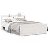 vidaXL Cadre de lit avec t&ecirc;te de lit sans matelas blanc 140x190 cm