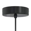 vidaXL Lampe suspendue réglable hauteur E27 gris brillant Ø 22cm métal