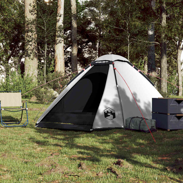 vidaXL Tente de camping &agrave; d&ocirc;me 4 personnes tissu occultant imperm&eacute;able