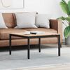 vidaXL Table basse Naturel 80 x 80 x 45 cm Bois de pin massif