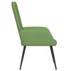 vidaXL Chaise de relaxation Vert clair Velours