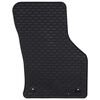 vidaXL Tapis de voiture 4 pcs Noir &Scaron;koda SUPERB III / iV TPE