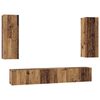 vidaXL Ensemble meuble TV 5 pc Bois Ancien Bois d'ing&eacute;nierie