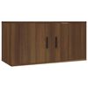 vidaXL Meubles TV muraux 2 pcs ch&ecirc;ne marron 80x34,5x40 cm