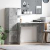 vidaXL Bureau 2 pcs Gris b&eacute;ton