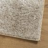 vidaXL Tapis ISTAN à poils longs aspect brillant beige 80x150 cm