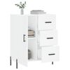 vidaXL Buffet blanc 69,5x34x90 cm bois d'ing&eacute;nierie