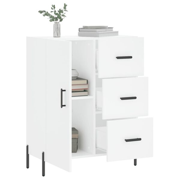 vidaXL Buffet blanc 69,5x34x90 cm bois d'ing&eacute;nierie