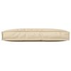 vidaXL Coussin Beige 80 x 40 x 12 cm Tissu Oxford