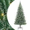 vidaXL Arbre de No&euml;l artificiel floconn&eacute; de neige avec lumi&egrave;re LED