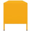 vidaXL Meuble TV jaune moutarde 135x39x43,5 cm acier laminé à froid
