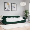 vidaXL Lit de jour avec matelas vert fonc&eacute; 90x200 cm velours