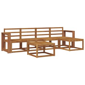 vidaXL Ensemble de canap&eacute;s d'ext&eacute;rieur 6 pcs Naturel