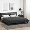vidaXL Duvet d'&eacute;t&eacute; simple Gris clair et anthracite 220 x 240 cm