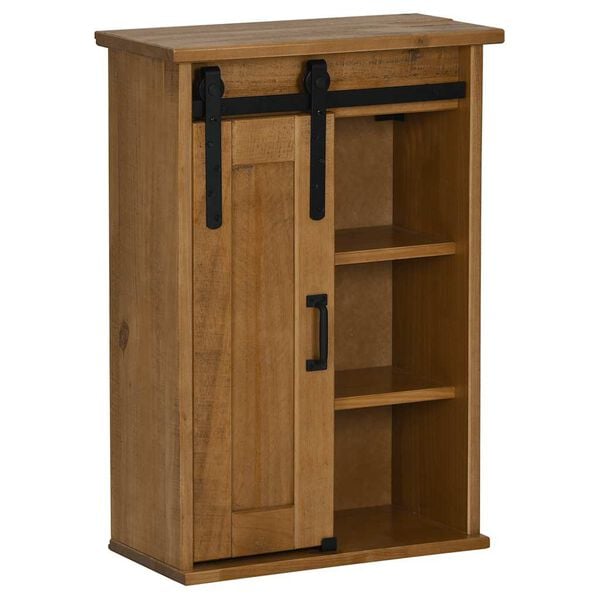 VidaXL Armoire suspendue HALDEN porte coulissante 49x22,5x70 cm pin