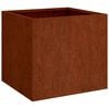 vidaXL Jardini&egrave;res 2 pcs 32x30x29 cm acier corten