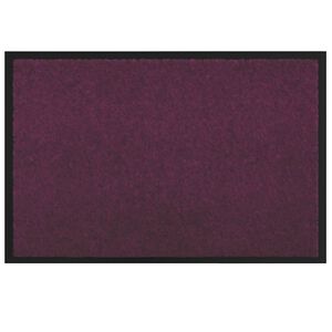 vidaXL Tapis de porte Bordeaux 60 x 40 x 1.2 cm Tissu en teddy