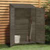 vidaXL Remise de jardin Anthracite 102x52x174,5cm Bois de sapin solide