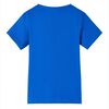 T-shirt pour enfants bleu vif 128