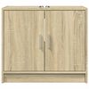 vidaXL Armoire d'évier chêne sonoma 63x29x55 cm bois d'ingénierie