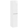 vidaXL Cabinet de Salle de Bain Mural Blanc brillant