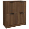 vidaXL Buffets 2 pcs ch&ecirc;ne marron 60x30x70 cm Bois d'ing&eacute;nierie