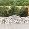 vidaXL Paniers à gabions arqués 13 pcs 200x50x60/80 cm Fer galvanisé