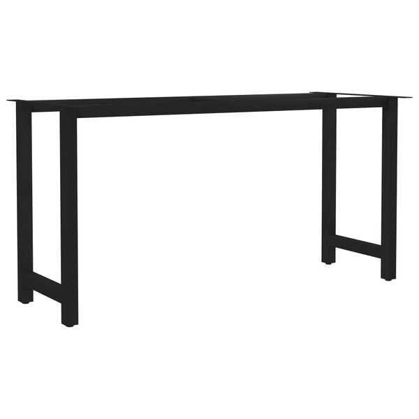 vidaXL Pied en H de table de salle &agrave; manger 160x70x72 cm
