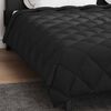 vidaXL Duvet d'hiver Noir 200 x 200 cm Microfibre