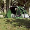 vidaXL Tente de camping tunnel 4 personnes vert imperm&eacute;able