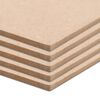 vidaXL Plaques de MDF 4 pcs Carr&eacute; 60x60 cm 12 mm