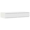vidaXL Tiroirs de lit Blanc 90 x 36,5 x 16,5 cm Bois d'ing&eacute;nierie