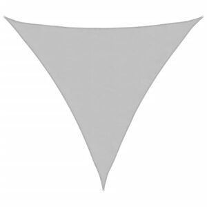 vidaXL Voile d'ombrage gris clair 3x3x3 m 100% polyester oxford