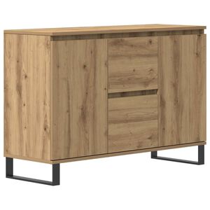 vidaXL Buffet ch&ecirc;ne artisanal 101,5x35x70 cm bois d'ing&eacute;nierie