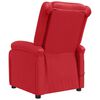 vidaXL Fauteuil inclinable &eacute;lectrique Rouge Similicuir