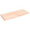 vidaXL Dessus de table 140x60x(2-4) cm bois de ch&ecirc;ne massif non trait&eacute;