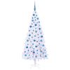 vidaXL Sapin de No&euml;l artificiel avec 300 LED Blanc 180 cm PVC et Acier