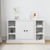 vidaXL Buffet Blanc 100x35,5x60 cm Bois d'ing&eacute;nierie