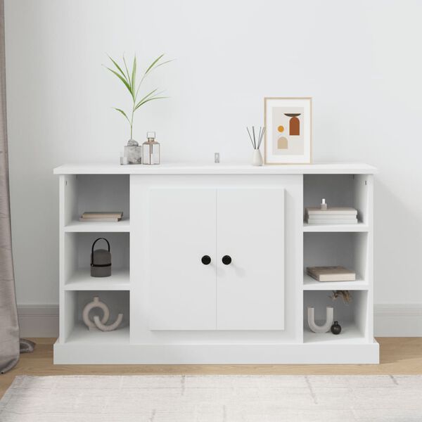 vidaXL Buffet Blanc 100x35,5x60 cm Bois d'ing&eacute;nierie