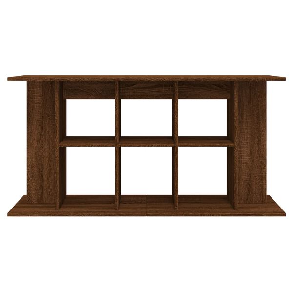 vidaXL Support d'aquarium chêne marron 120x40x60 cm bois d'ingénierie