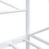 vidaXL Lit de repos sans matelas blanc 90x200 cm acier