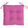 vidaXL Coussins de chaise lot de 6 rose 50x50x7 cm tissu oxford