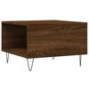 vidaXL Table basse chêne marron 55x55x36,5 cm bois d'ingénierie