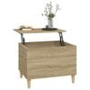 vidaXL Table basse Ch&ecirc;ne sonoma 60x44,5x45 cm Bois d'ing&eacute;nierie